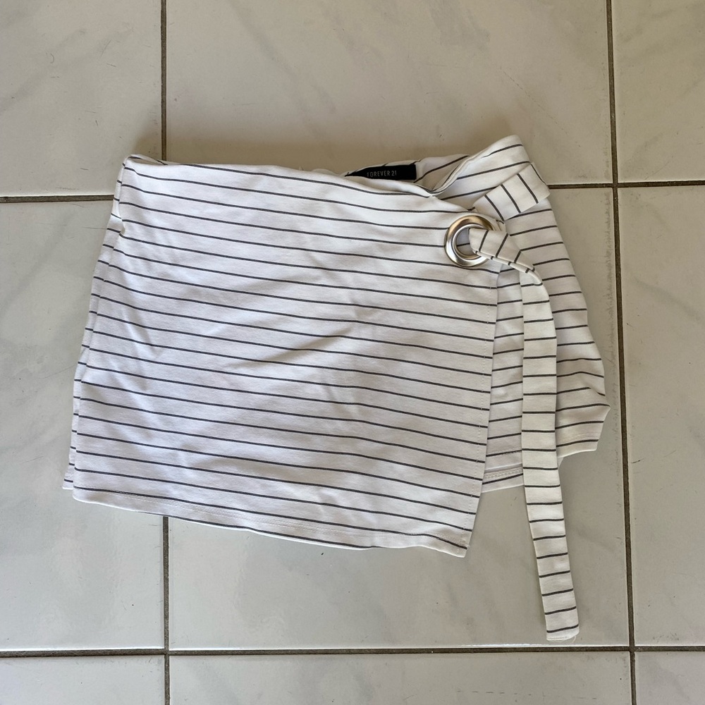 Striped skort